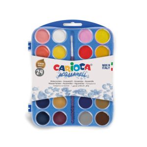 Акварелни бои Carioca 24 цвята