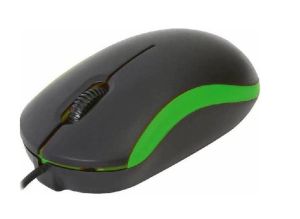 Omega оптична мишка OM07 черен/зелен 