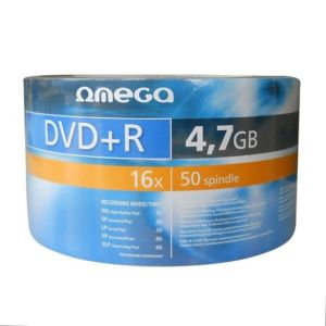 Omega DVD+R Freestyle 4.7GB/ 16x, опаковка 50 броя 
