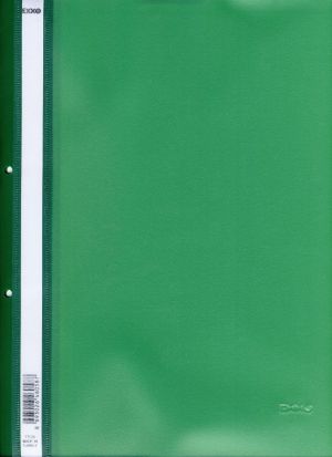 EXXO PVC папка с перфорация, зелена