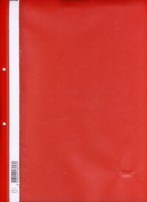 EXXO PVC папка с перфорация, червена