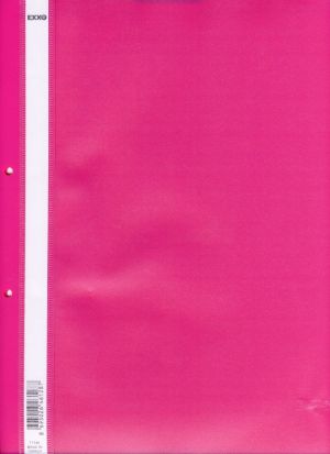 EXXO PVC папка с перфорация, розова