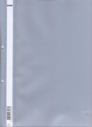 EXXO PVC папка с перфорация, сива