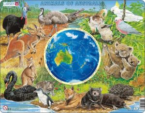 Larsen пъзел Животните на Австралия, 90 части 