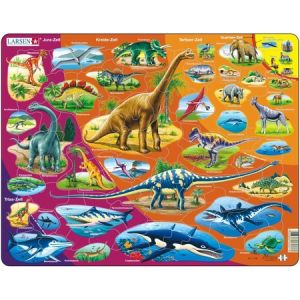 Larsen Maxi пъзел Динозаври, 85 части 