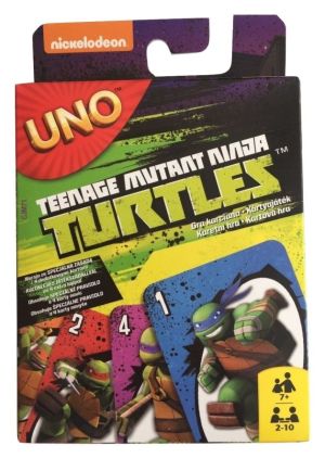 Mattel карти UNO Костенурките нинджа, CJM71
