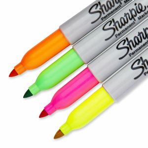 Sharpie комплект перманентни маркери 4 цвята Neon, 1884953