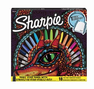 Sharpie к-т перманентни маркери 18 цвята + чанта, 2079810
