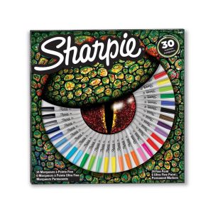 Sharpie к-т перманентни маркери Croc Eye 30 цвята, 2061127