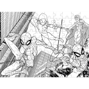 Diakakis пъзел за оцветяване Spiderman 100 части, 500941