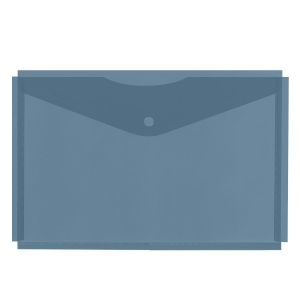 Oz прозрачна цветна папка с копче - сива, 11582