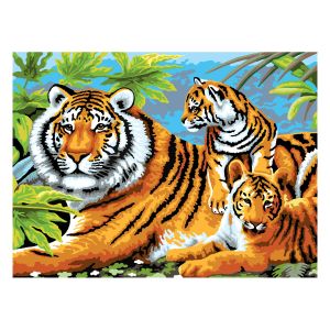 Royal оцветяване по номера Тигри, PJL5