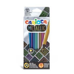 Carioca цветни моливи Metallic 12 цвята, 43164