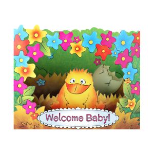 GW картичка Welcome Baby 3D, 8025600043