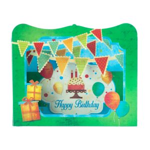 GW картичка Happy Birthday Party 3D, 8025600033