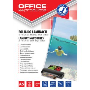 Office Product фолио за ламиниране А5 - 80 микрона