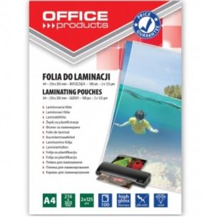 Office Product фолио за ламиниране А4 - 125 микрона