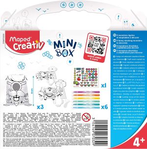 Maped комплект Mini Box Чудовища, 10 части 