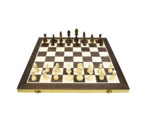 Maxima дървен шах с фигури 3в1, 270771