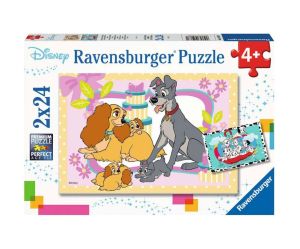 Ravensburger пъзел Disney Кученца 2х24 части, 05087
