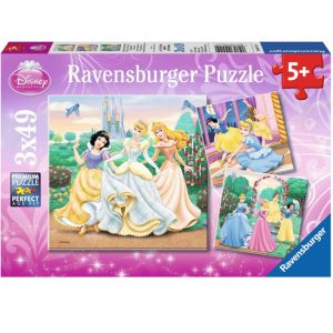 Ravensburger пъзел Дисни принцеси 3х49 части, 09411