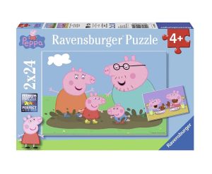 Ravensburger пъзел Peppa Pig Family 2х24 части, 09082