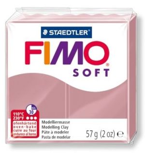 Fimo полимерна глина Soft 8020, розов №20