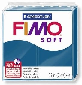 Fimo полимерна глина Soft 8020, син №31
