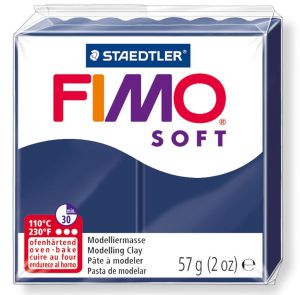 Fimo полимерна глина Soft 8020, Уиндзор син №35
