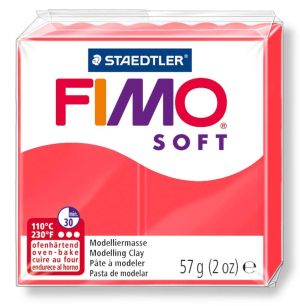 Fimo полимерна глина Soft 8020, Фламинго №40