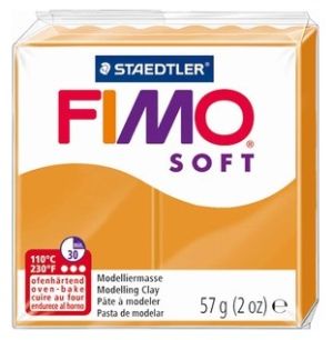 Fimo полимерна глина Soft 8020, Оранж №41