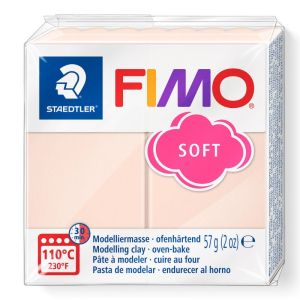 Fimo полимерна глина Soft 8020, Телесен №43