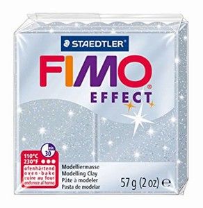 Fimo полимерна глина Effect 8020, Лъскаво сребърен №812
