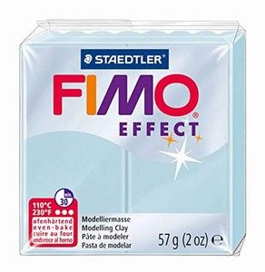 Fimo полимерна глина Effect 8020, Кварцово син №306