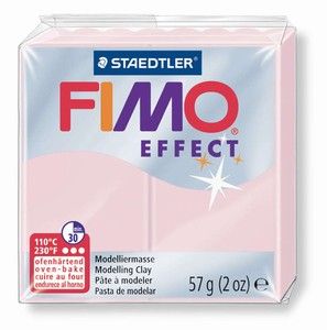 Fimo полимерна глина Effect 8020, Кварцово розов №206