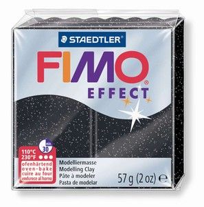 Fimo полимерна глина Effect 8020, Черен №903