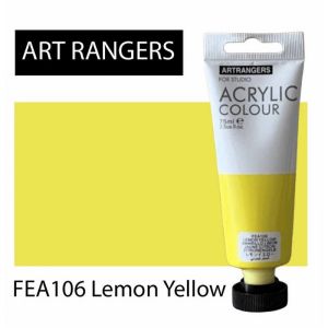 Art Ranger Акрилна боя 75мл, Yellow Lemon 106