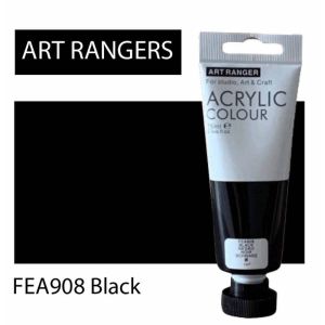 Art Ranger Акрилна боя 75мл, Black 908