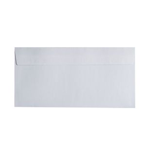 Пощенски плик DL, 110х220 мм, бял, 50 бр.